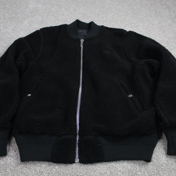 Adidas x Alexander Wang Jacket Men's M Black L/S Reversible "Packaging Paper" - Picture 8 of 13